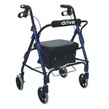As Seen On Tv Junior Low Handle Rollator Walker With Padded Seat And Backrest 563-301PSBN-LTC